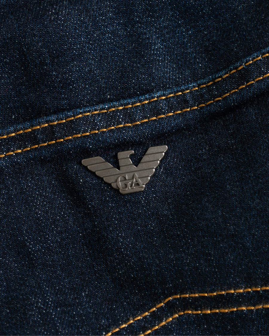 Herre | Jeans | Emporio Armani | Regular Fit Jeans Dark Blue