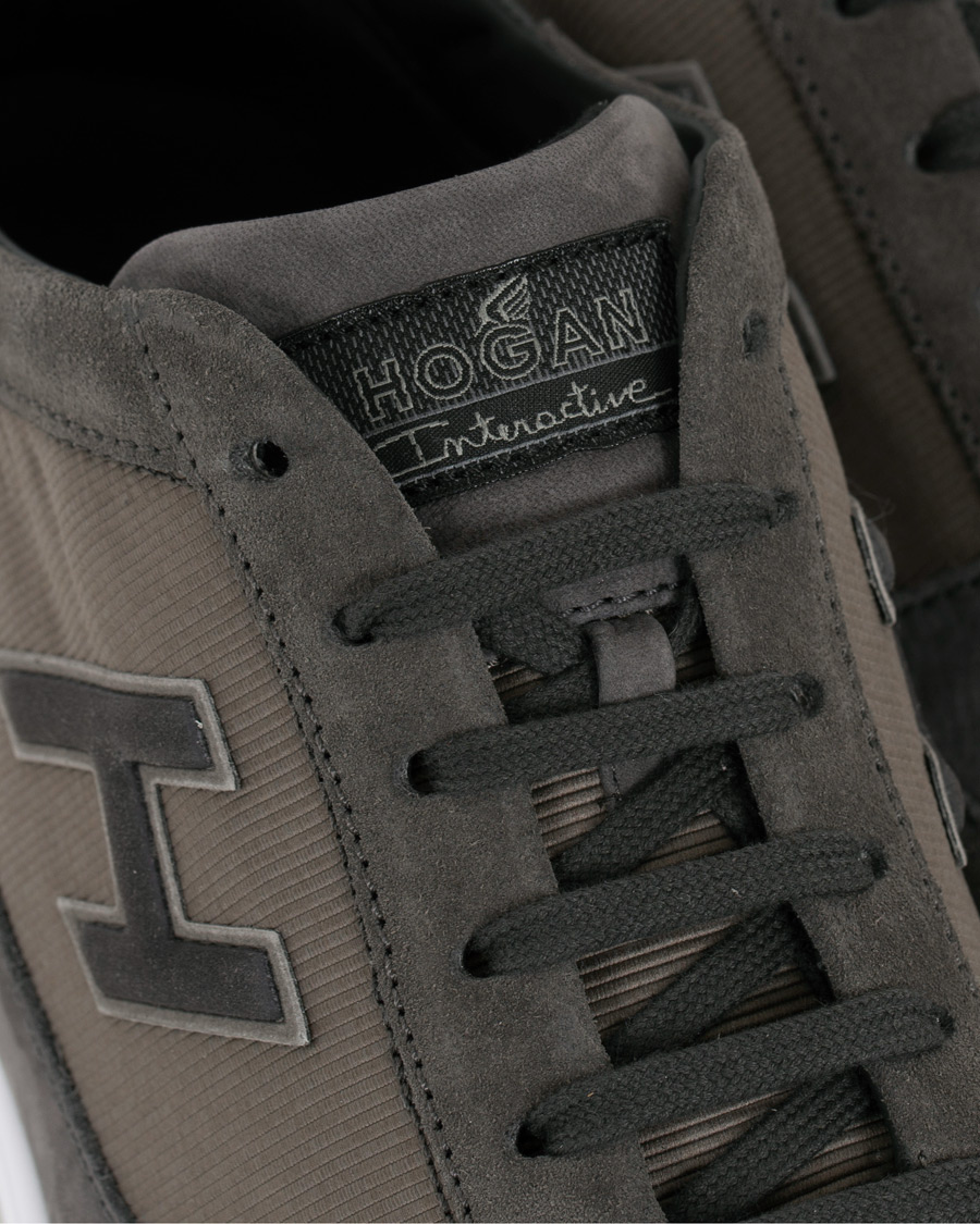 Herre | Hogan Interactive Sneaker Grey Suede | Hogan | Interactive Sneaker Grey Suede