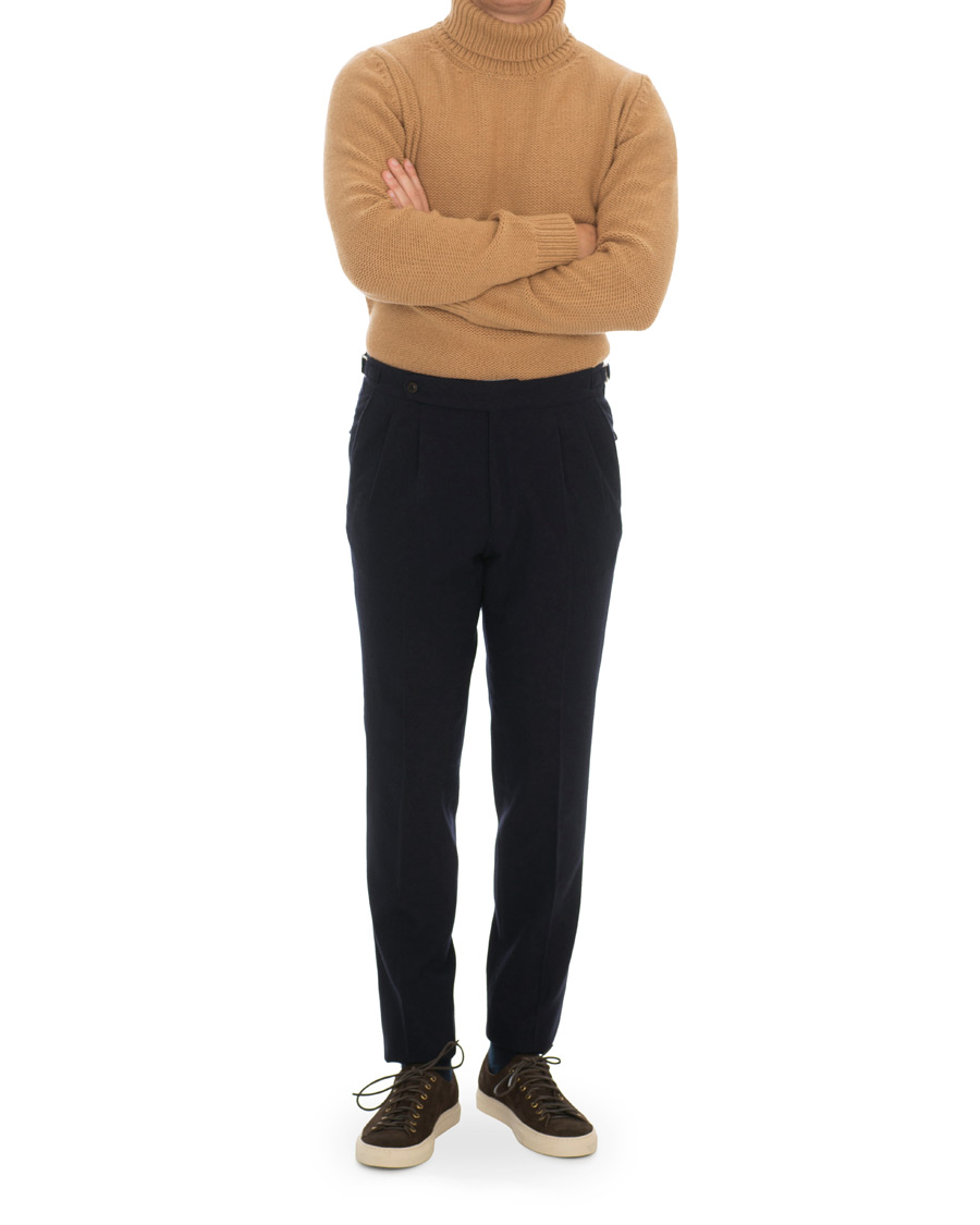Herre | Trøjer | The Gigi | Jeffrey Heavy Knitted Turtleneck Sweater Camel
