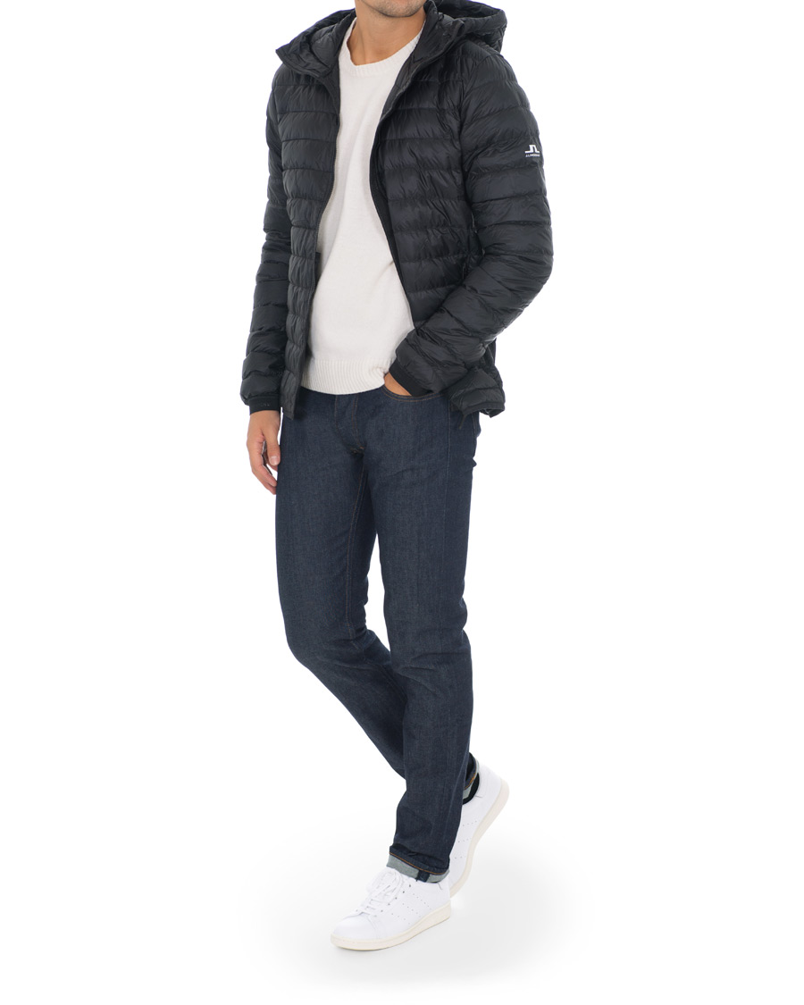Herre | Jakker | J.Lindeberg | Lightweight Down Hooded Jacket Black