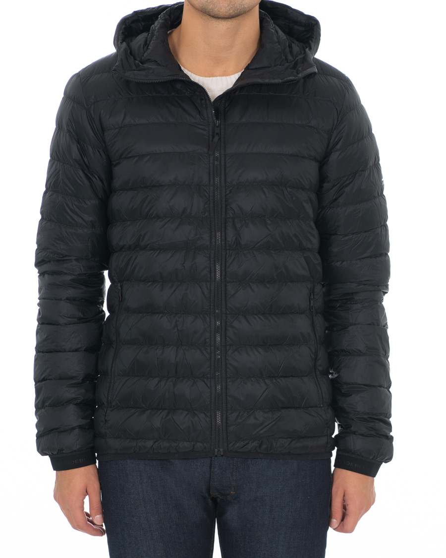 Herre | Jakker | J.Lindeberg | Lightweight Down Hooded Jacket Black