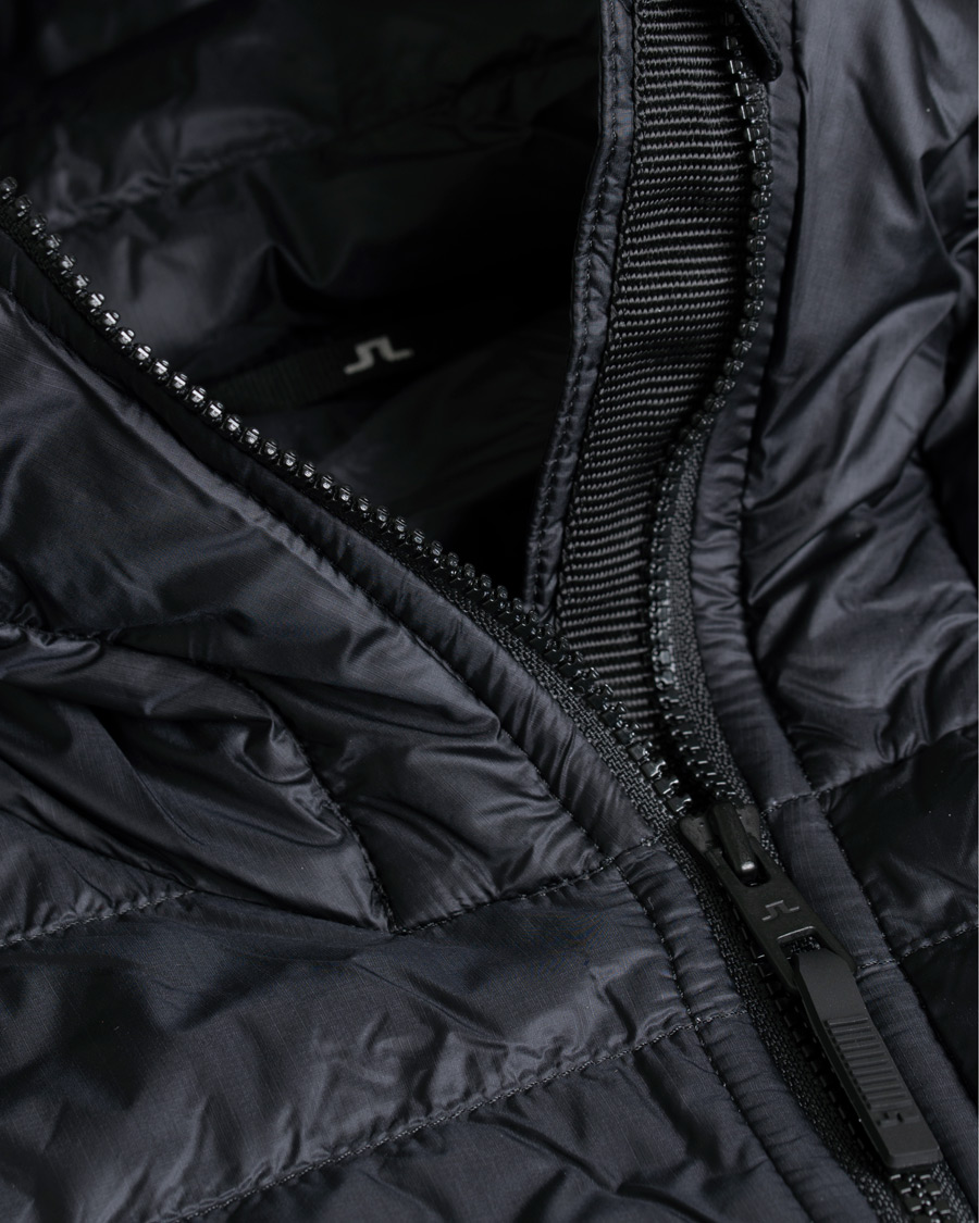 Herre | Jakker | J.Lindeberg | Lightweight Down Hooded Jacket Black