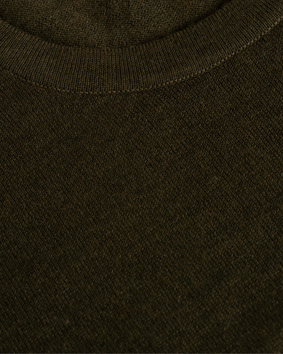 Herre | Trøjer | J.Lindeberg | Lyle True Merino Crew Neck Pullover Green