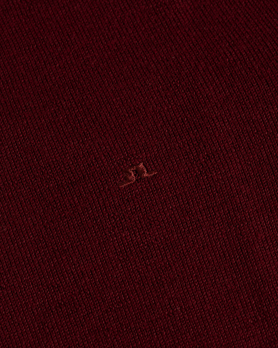 Herre | Trøjer | J.Lindeberg | Lyle True Merino Crew Neck Pullover Wine Red