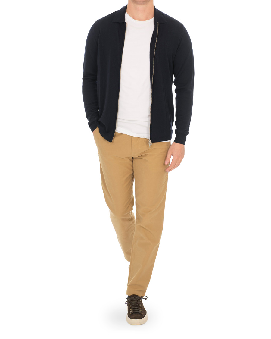 Herre | Trøjer | J.Lindeberg | Nyle Full Zip Merino Navy