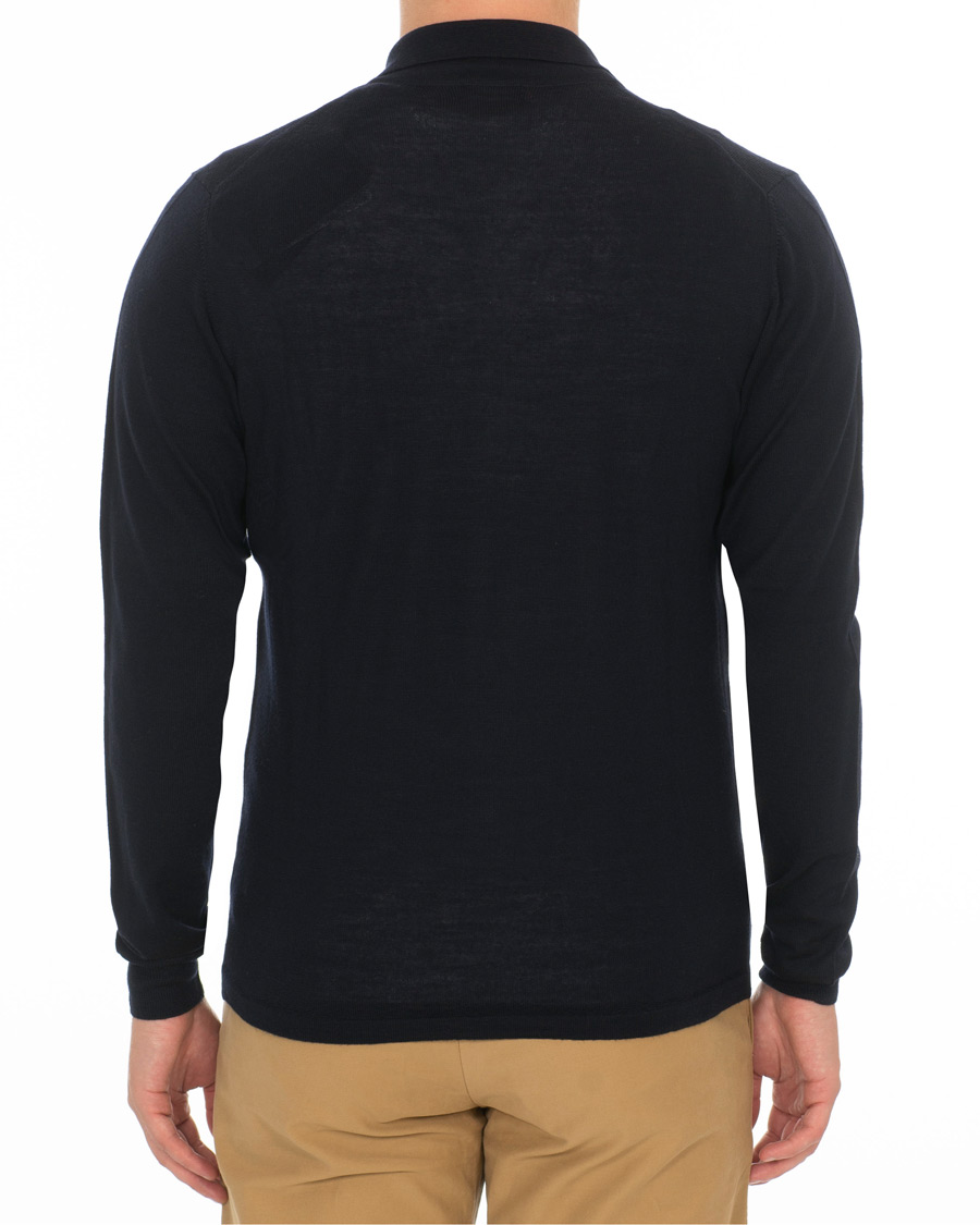 Herre | Trøjer | J.Lindeberg | Nyle Full Zip Merino Navy