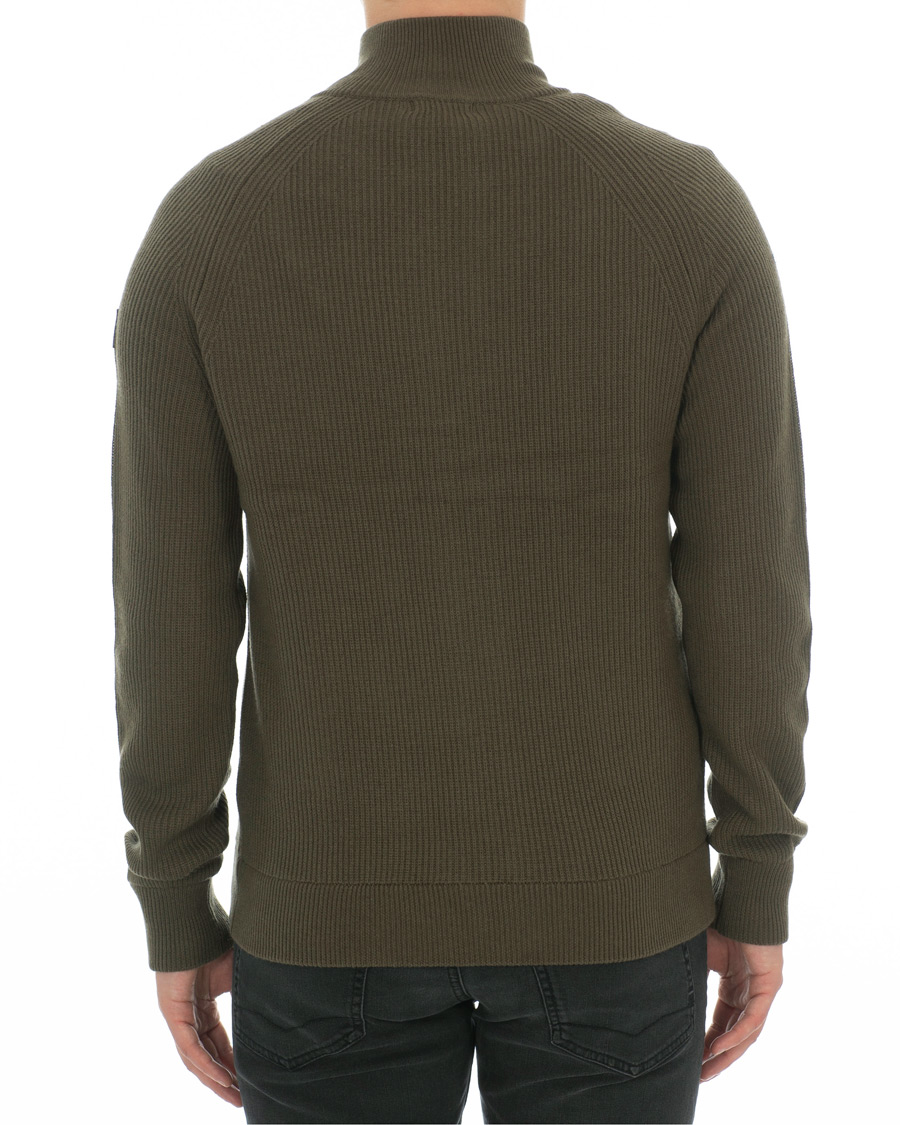 Herre | Trøjer | J.Lindeberg | Carlo Cotton/Wool Full Zip Green