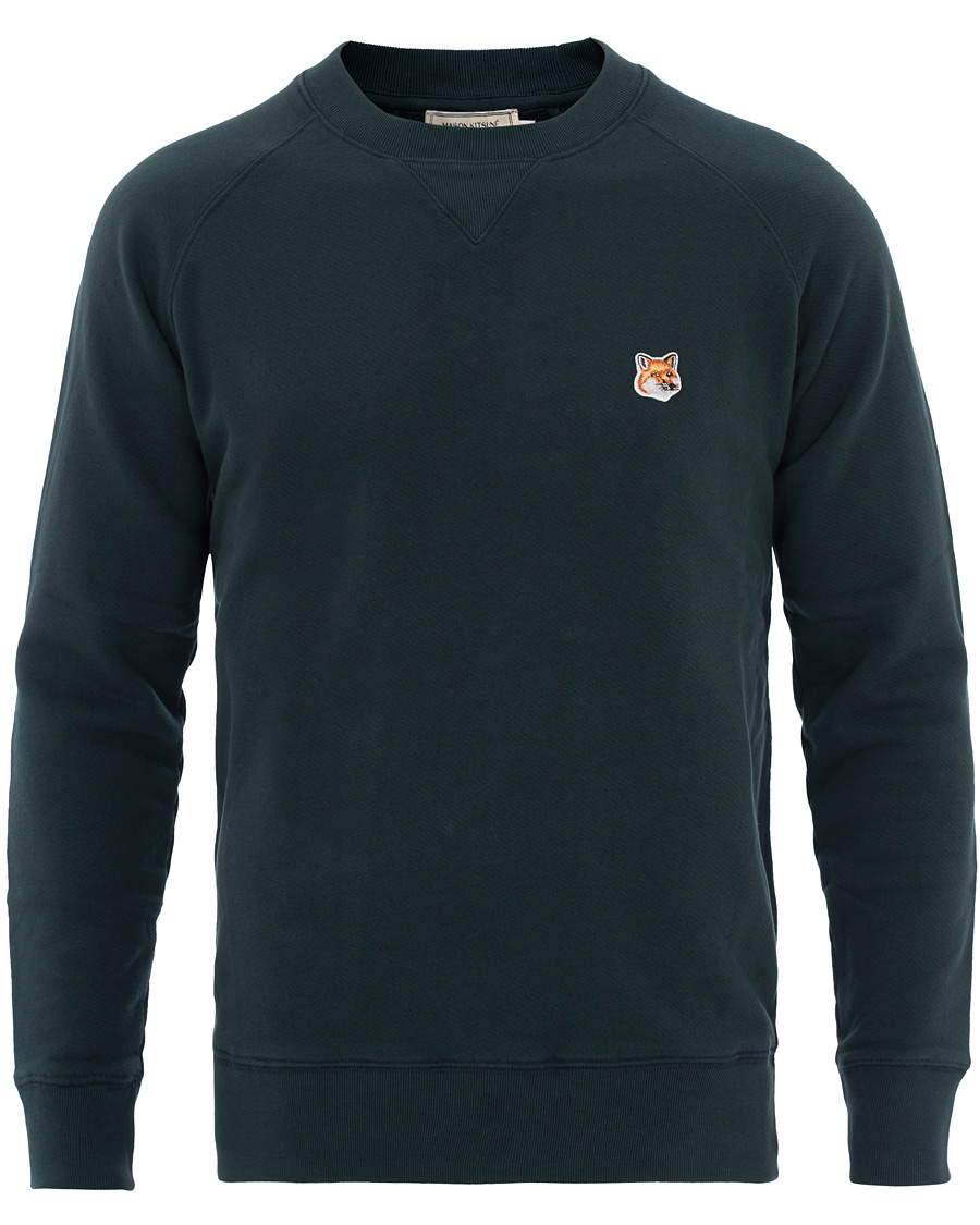 Herre | Trøjer | Maison Kitsuné | Sweatshirt Fox Head Patch Forest Green