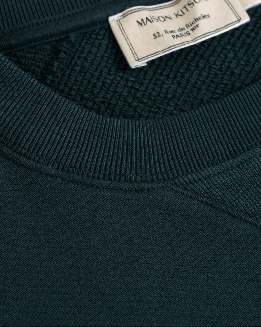 Herre | Trøjer | Maison Kitsuné | Sweatshirt Fox Head Patch Forest Green