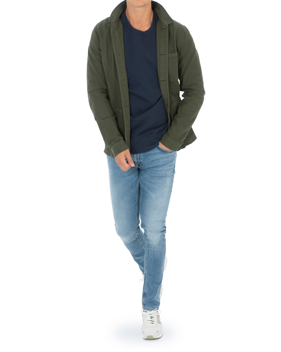 Herre | Jeans | Nudie Jeans | Skinny Lin Organic Jeans Isola Blue