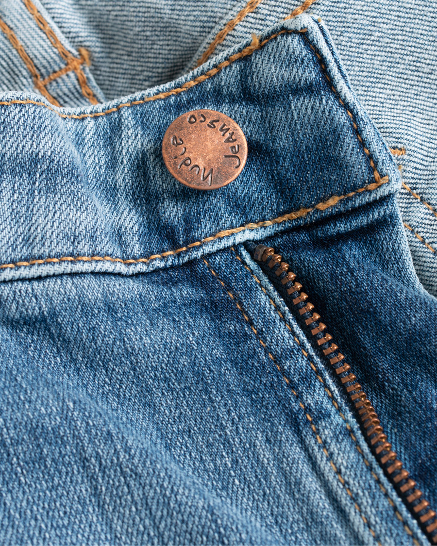 Herre | Jeans | Nudie Jeans | Skinny Lin Organic Jeans Isola Blue