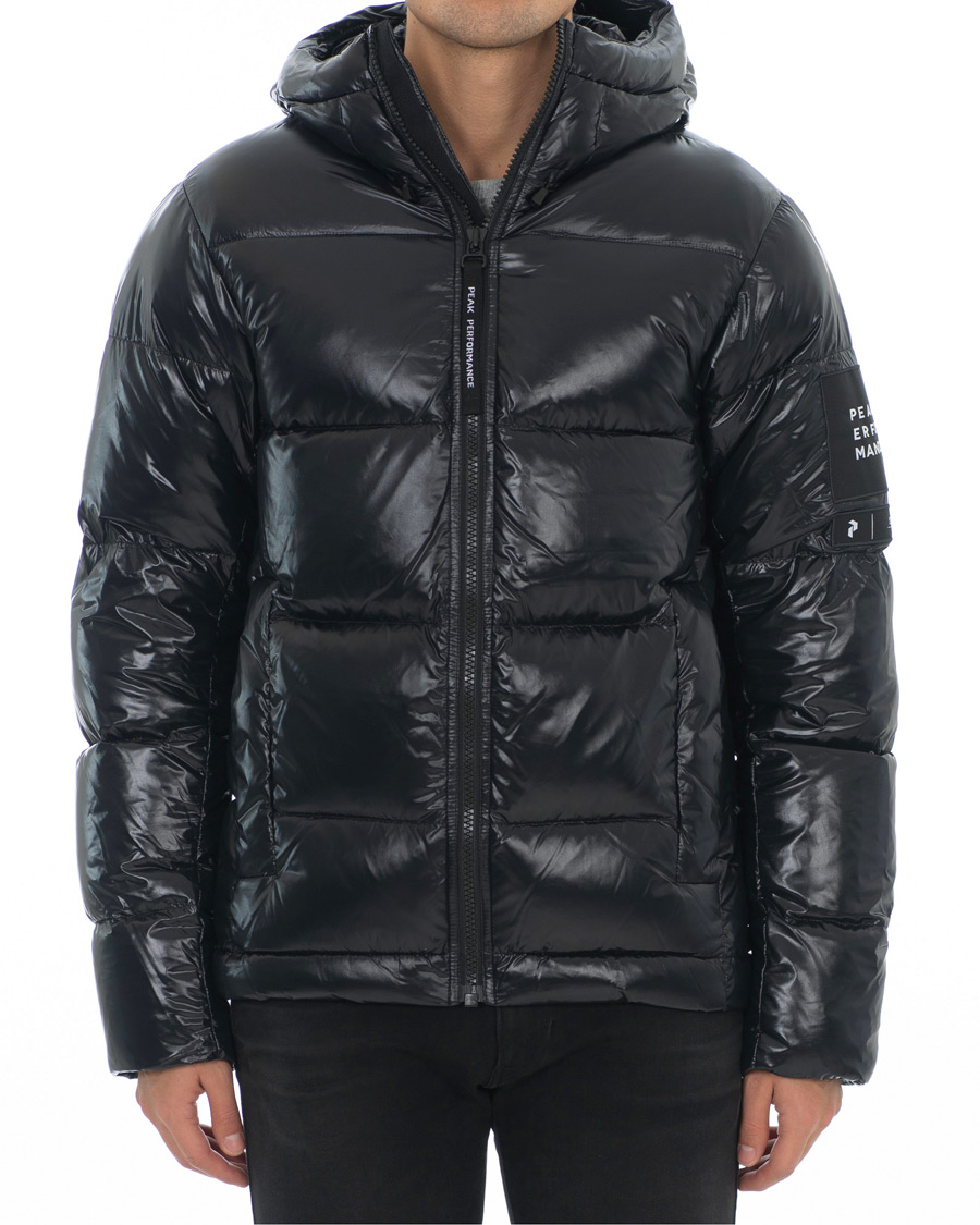 Herre | Jakker | Peak Performance | Moment Down High Gloss Jacket Black