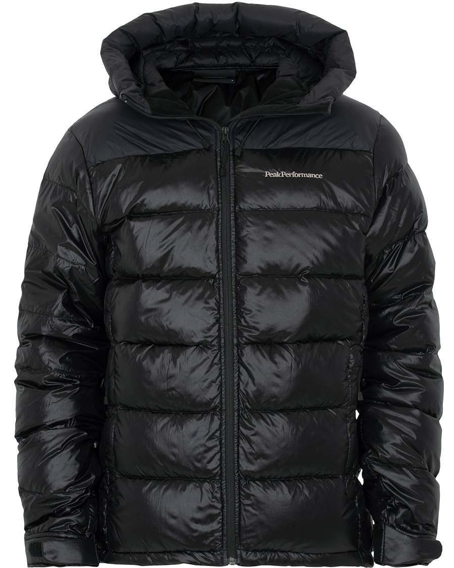 Sobriquette turnering styrte Peak Performance Frost Glacier Down Hood Jacket Black - CareOfCarl.dk