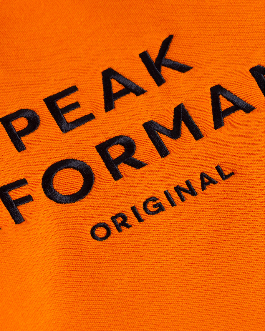 Herre | Trøjer | Peak Performance | Logo Hoodie Orange