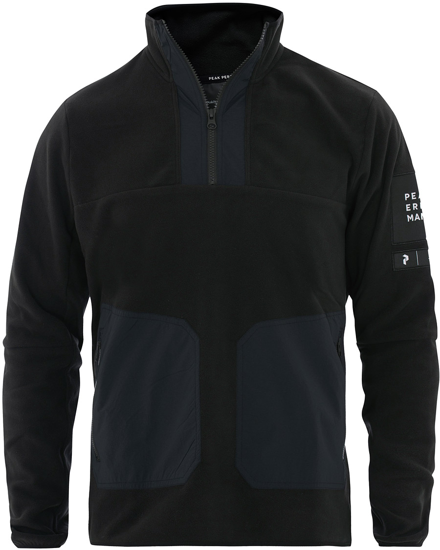 Herre | Trøjer | Peak Performance | Fleece Half Zip Black