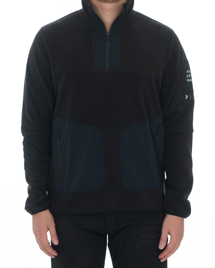 Herre | Trøjer | Peak Performance | Fleece Half Zip Black