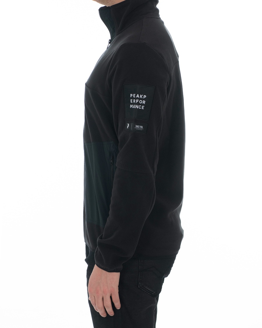 Herre | Trøjer | Peak Performance | Fleece Half Zip Black