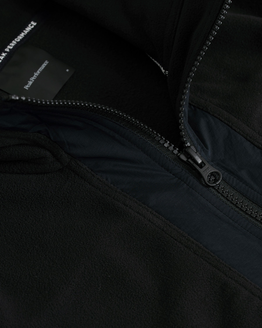 Herre | Trøjer | Peak Performance | Fleece Half Zip Black