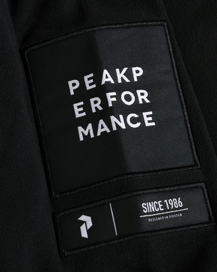 Herre | Trøjer | Peak Performance | Fleece Half Zip Black
