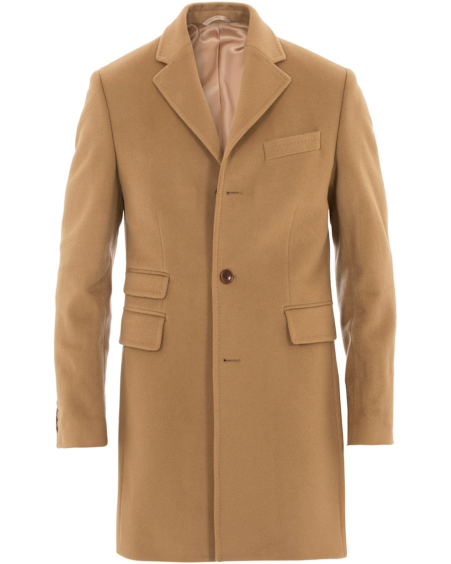 Herre | Jakker | Morris | Wesley Wool/Cashmere Coat Beige