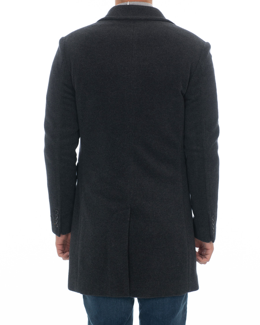 Herre | Jakker | Morris | Wesley Wool/Cashmere Coat Antracite