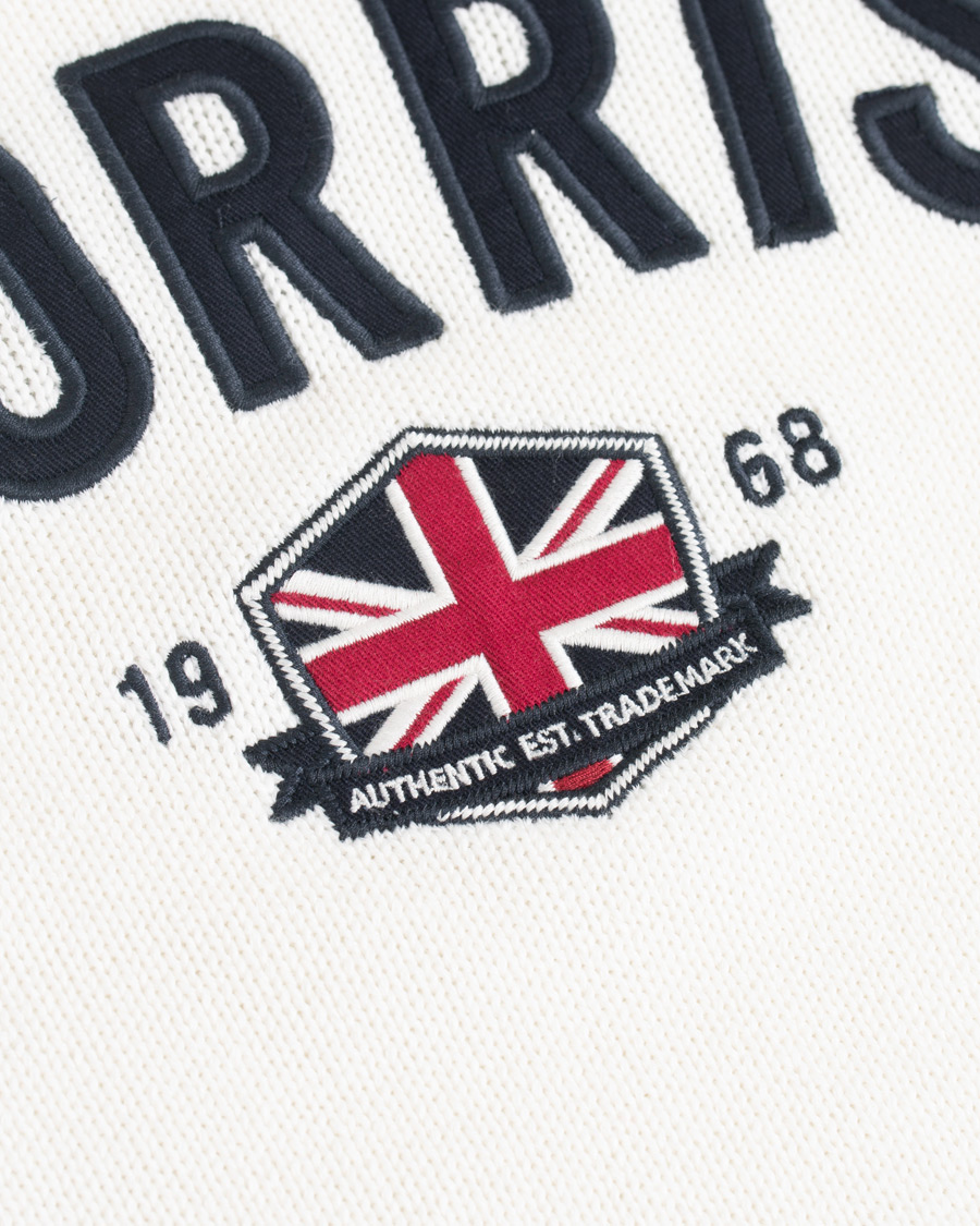 Herre | Trøjer | Morris | Benton Knitted Crew Neck White