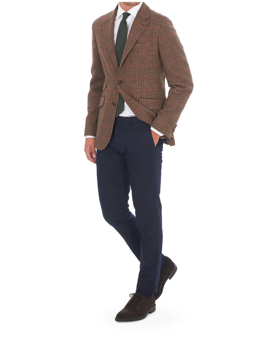 Herre | Blazere & jakker | Morris | Strafford Tweed Check Blazer Brown