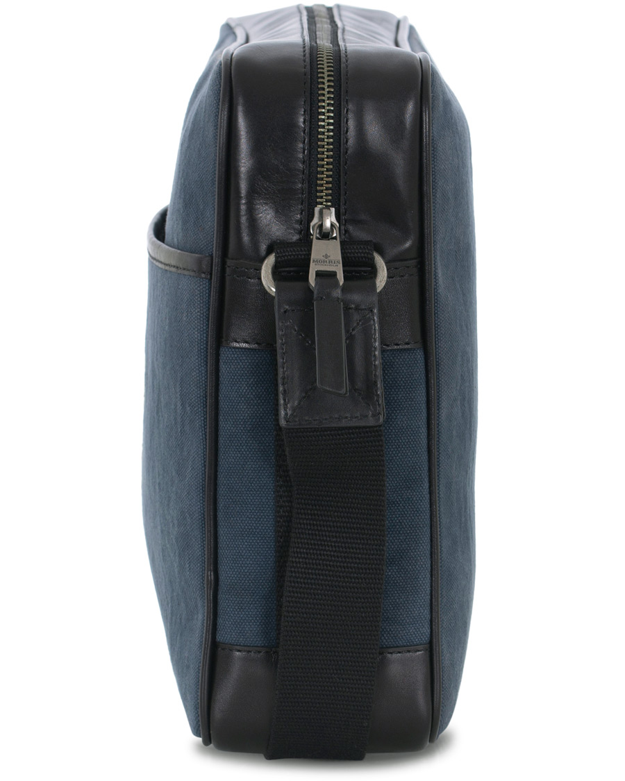 Herre | Morris Donovan Canvas Computer Bag Navy/black | Morris | Donovan Canvas Computer Bag Navy/black