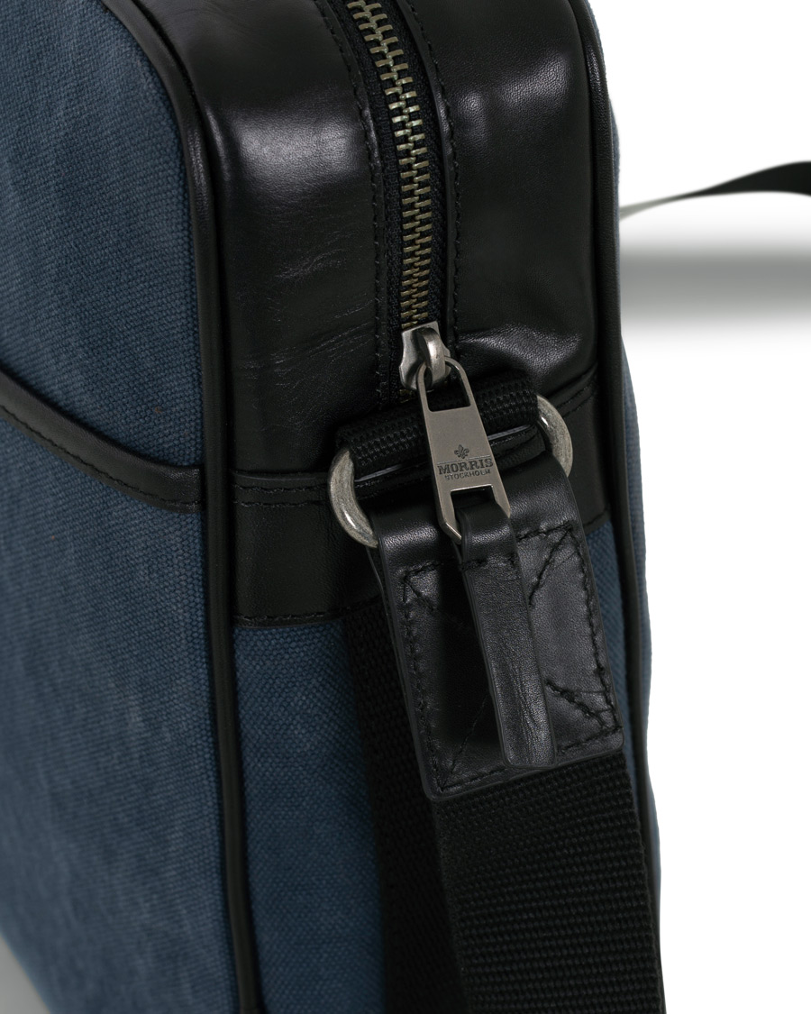 Herre | Morris Donovan Canvas Computer Bag Navy/black | Morris | Donovan Canvas Computer Bag Navy/black