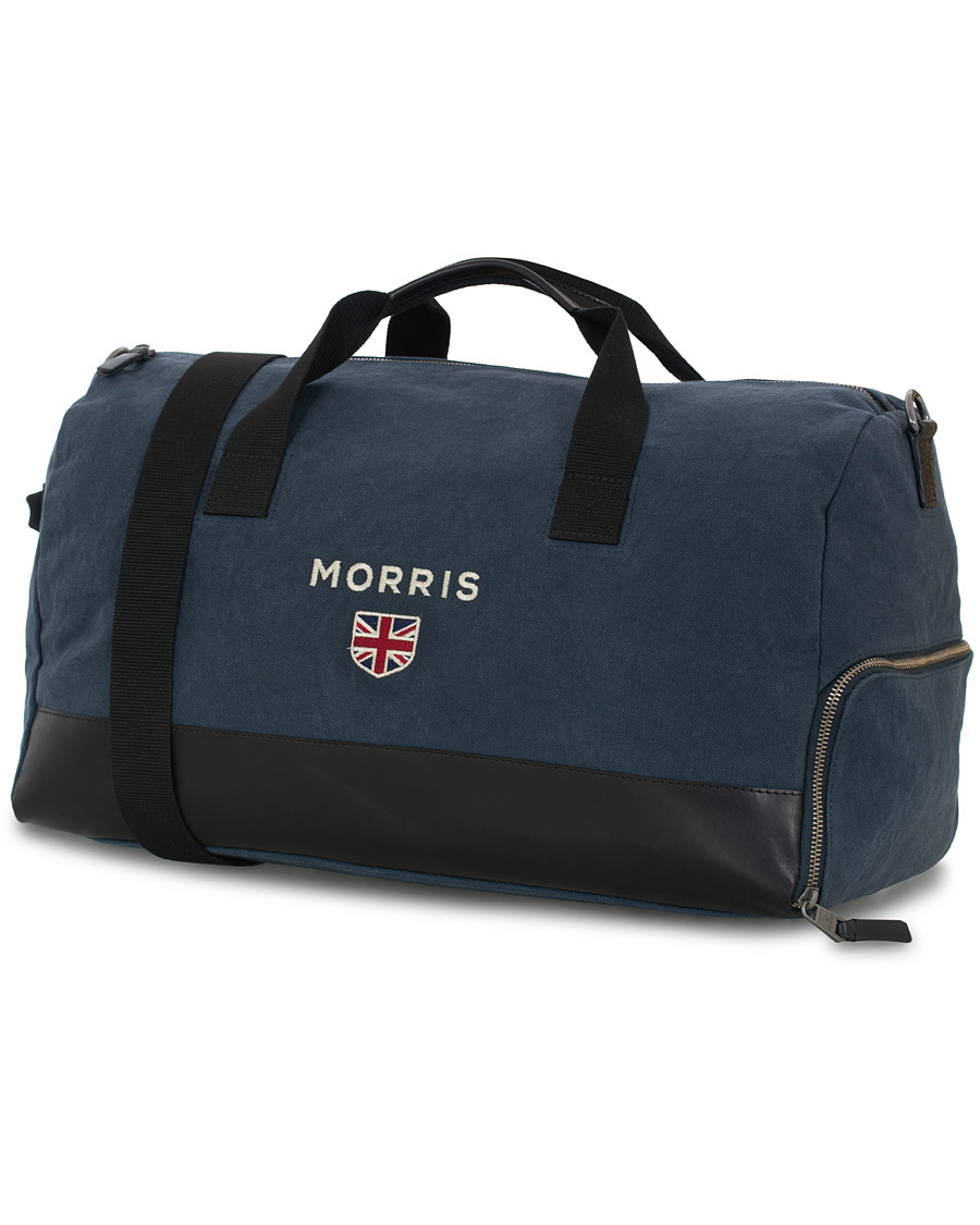 Herre | Morris Miller Canvas Weekendbag Navy/black | Morris | Miller Canvas Weekendbag Navy/black