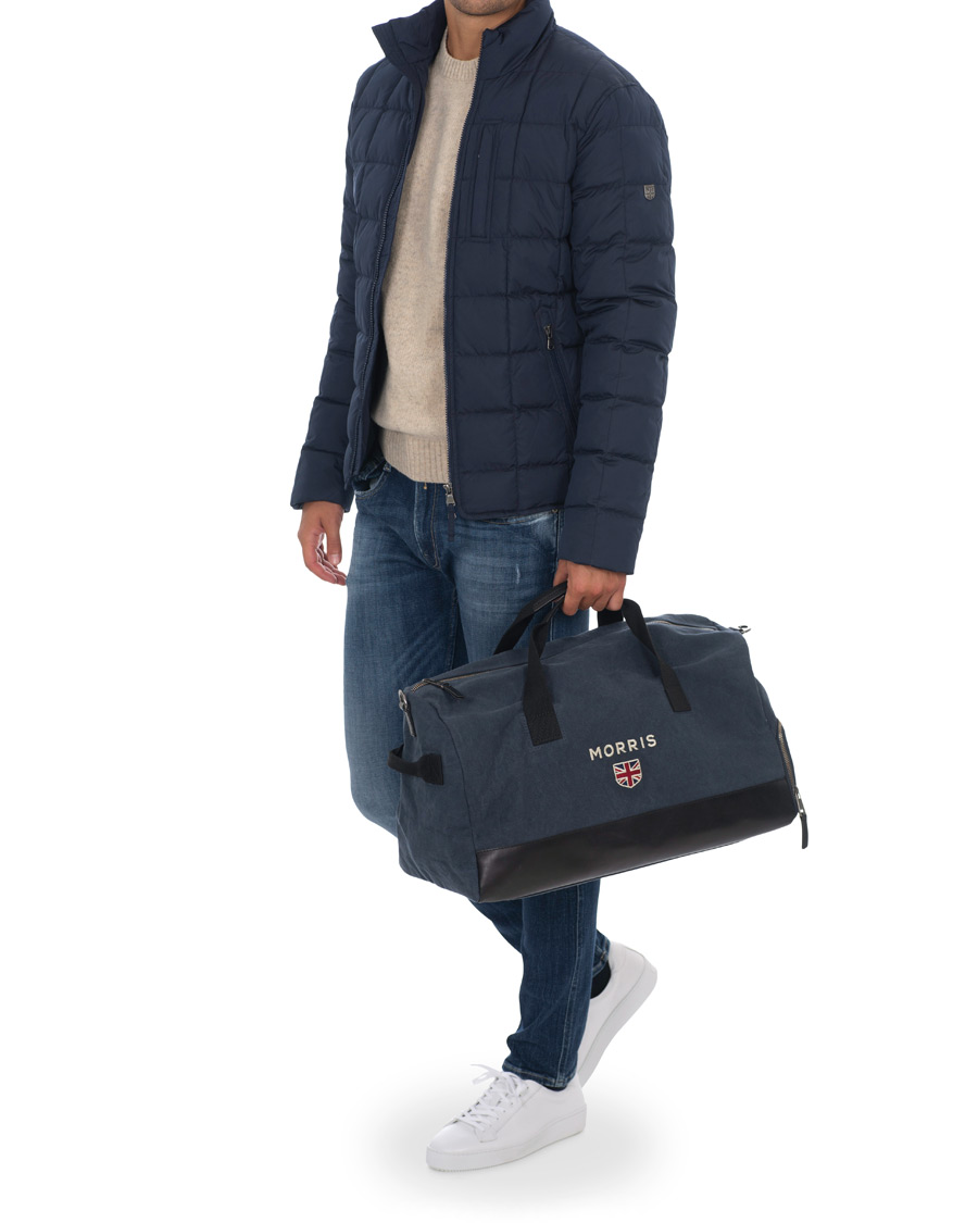 Herre | Morris Miller Canvas Weekendbag Navy/black | Morris | Miller Canvas Weekendbag Navy/black