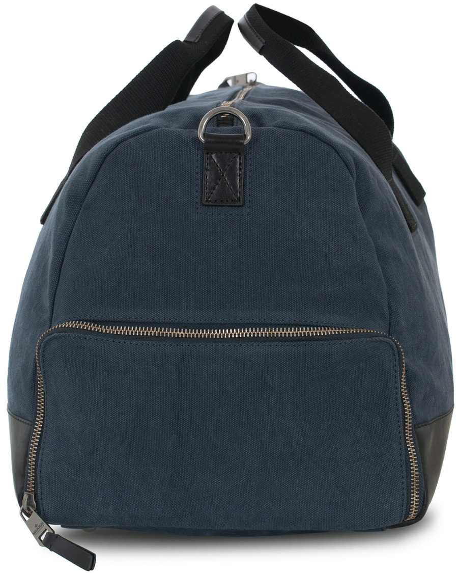 Herre | Morris Miller Canvas Weekendbag Navy/black | Morris | Miller Canvas Weekendbag Navy/black