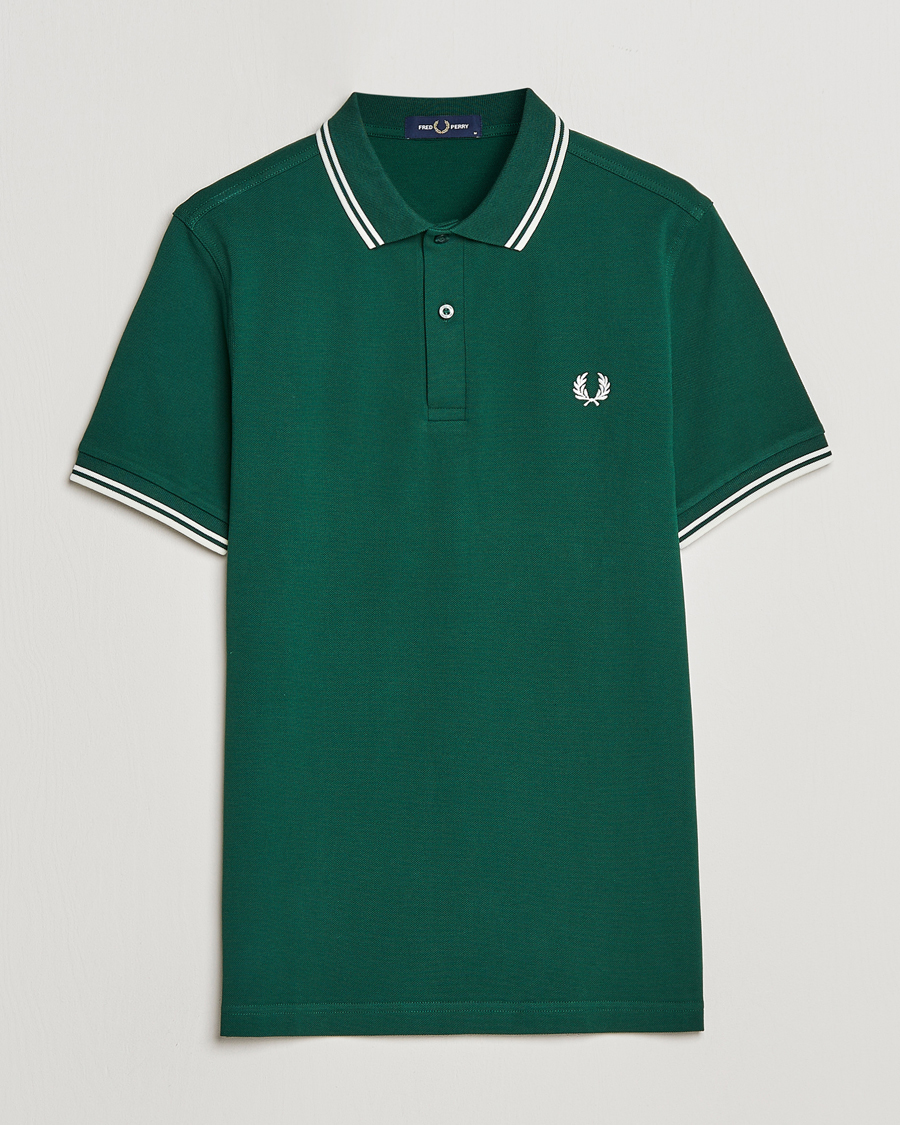 Herre | Polotrøjer | Fred Perry | Twin Tipped Polo Shirt Ivy/Snow White