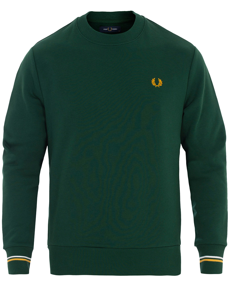 Herre | Trøjer | Fred Perry | Crew Neck Sweatshirt Green