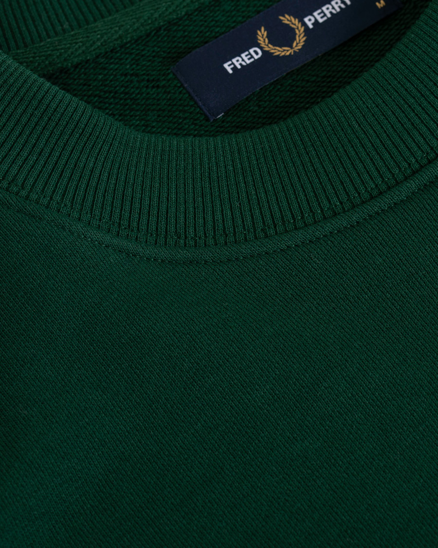 Herre | Trøjer | Fred Perry | Crew Neck Sweatshirt Green