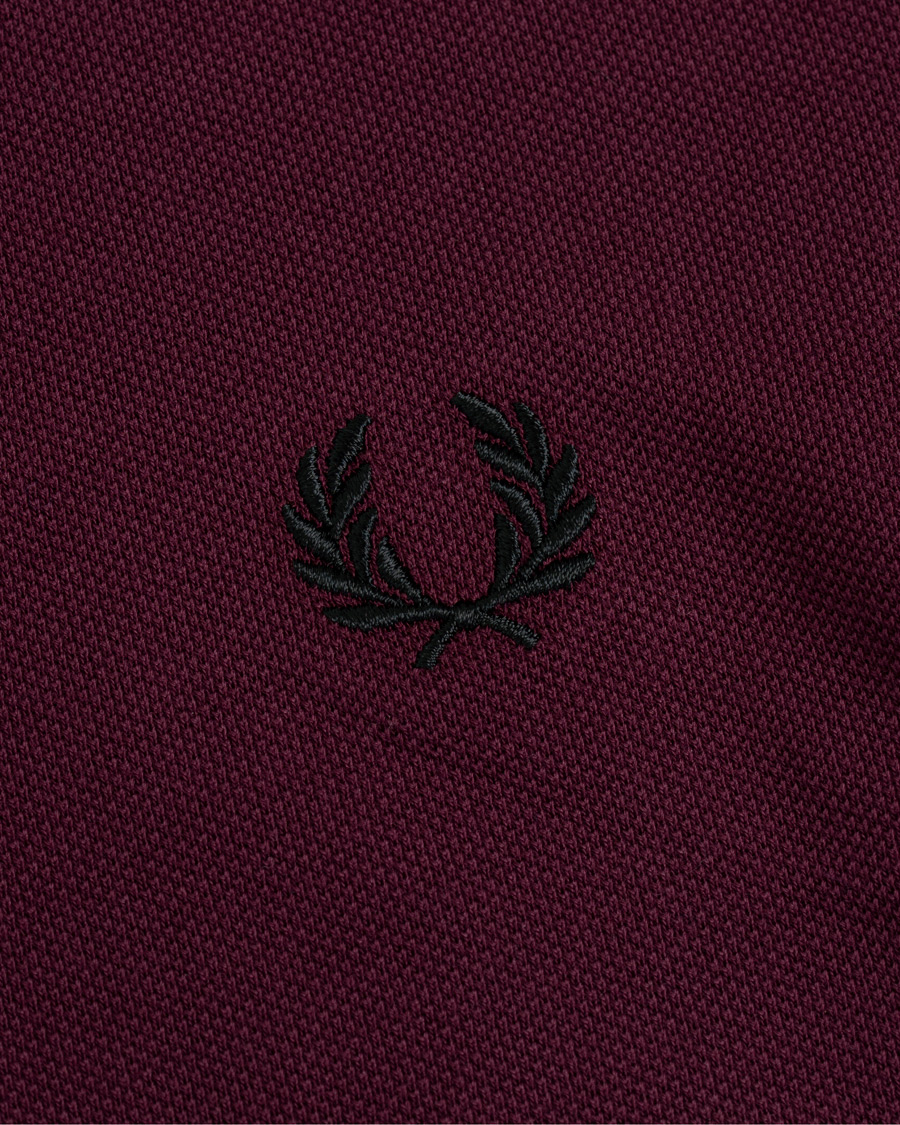 Herre | Polotrøjer | Fred Perry | Slim Fit Polo Twin Tip Wine Red/White