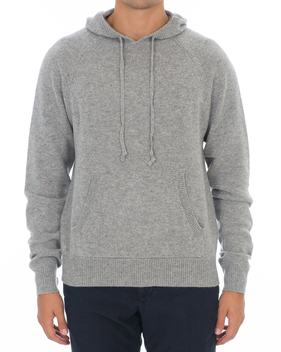 Herre | Trøjer | Soft Goat | Cashmere Chunky Hoodie Grey