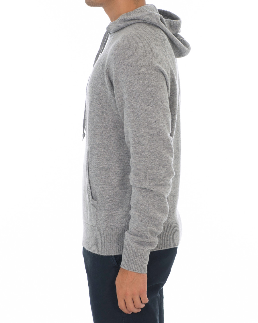 Herre | Trøjer | Soft Goat | Cashmere Chunky Hoodie Grey