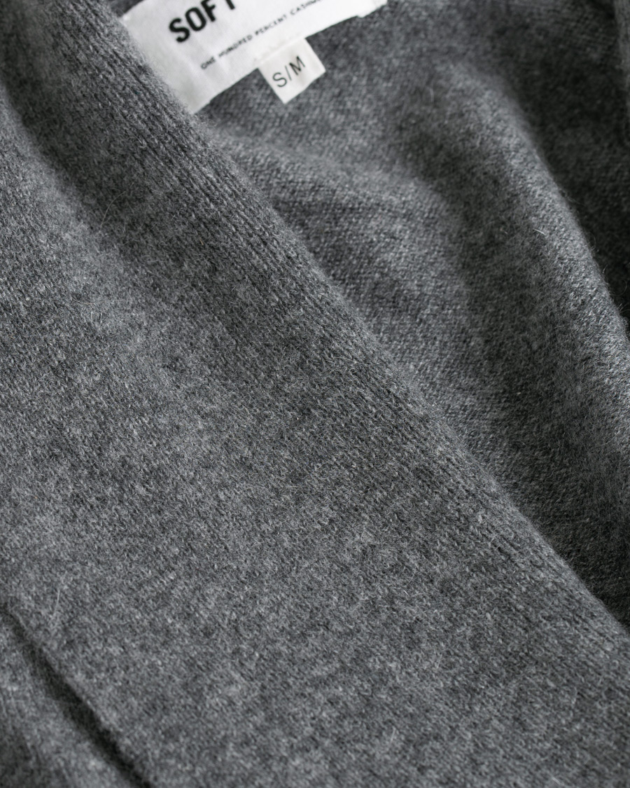 Herre | Pyjamas & Morgenkåber | Soft Goat | Cashmere Bathrobe Dark Grey