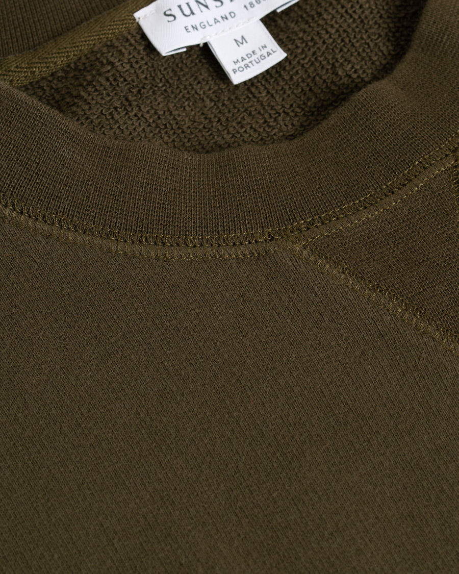 Herre | Trøjer | Sunspel | Loopback Sweatshirt Military Green