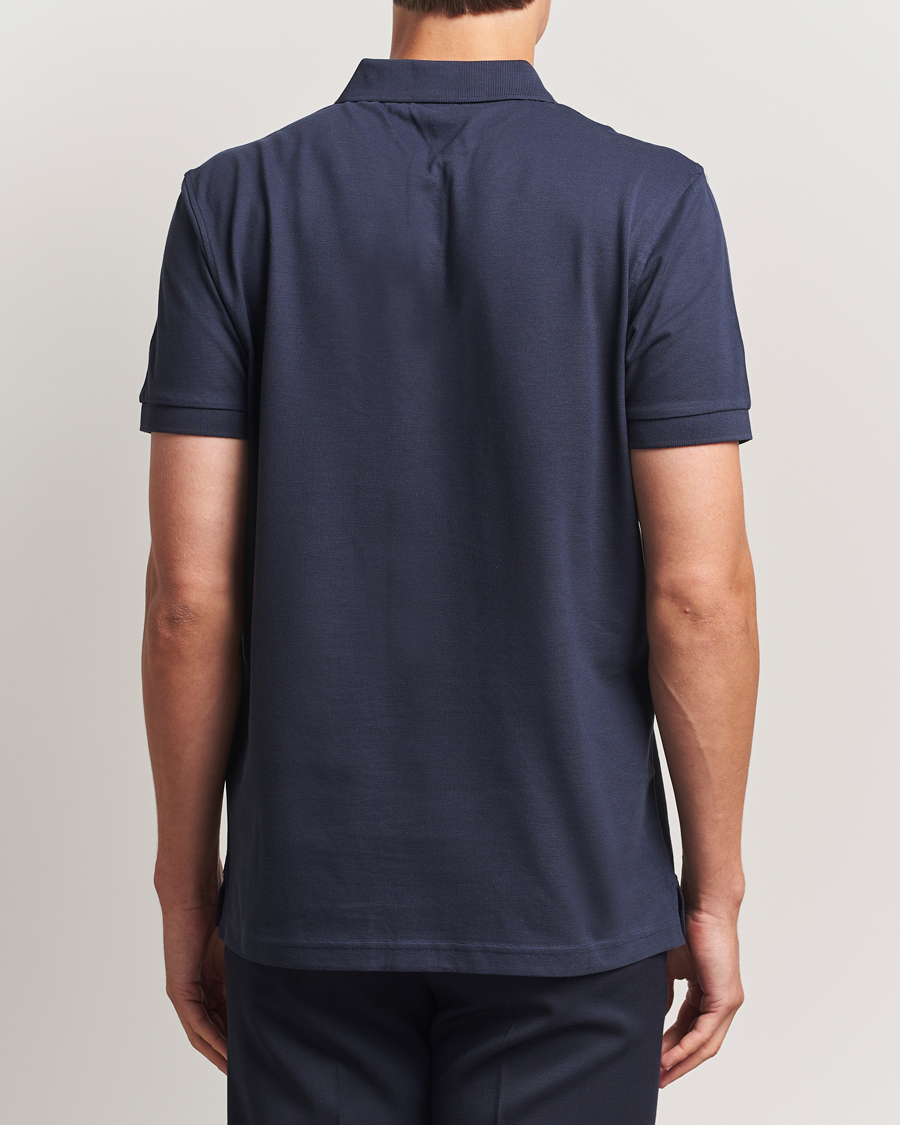 Herre | Polotrøjer | Sunspel | Short Sleeve Pique Polo Navy