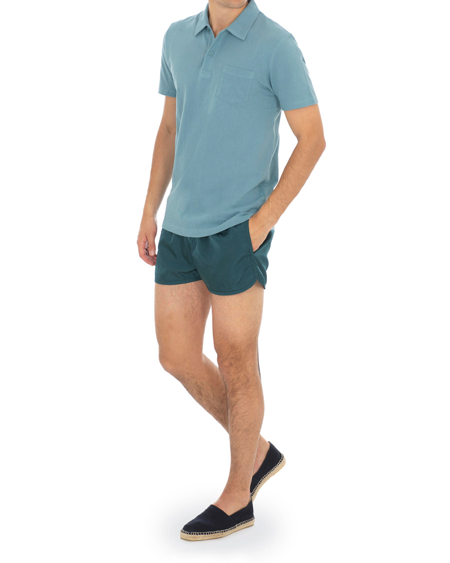 Herre | Badebukser | CDLP | Piscina Short Length Swim Shorts Bellagio Blue