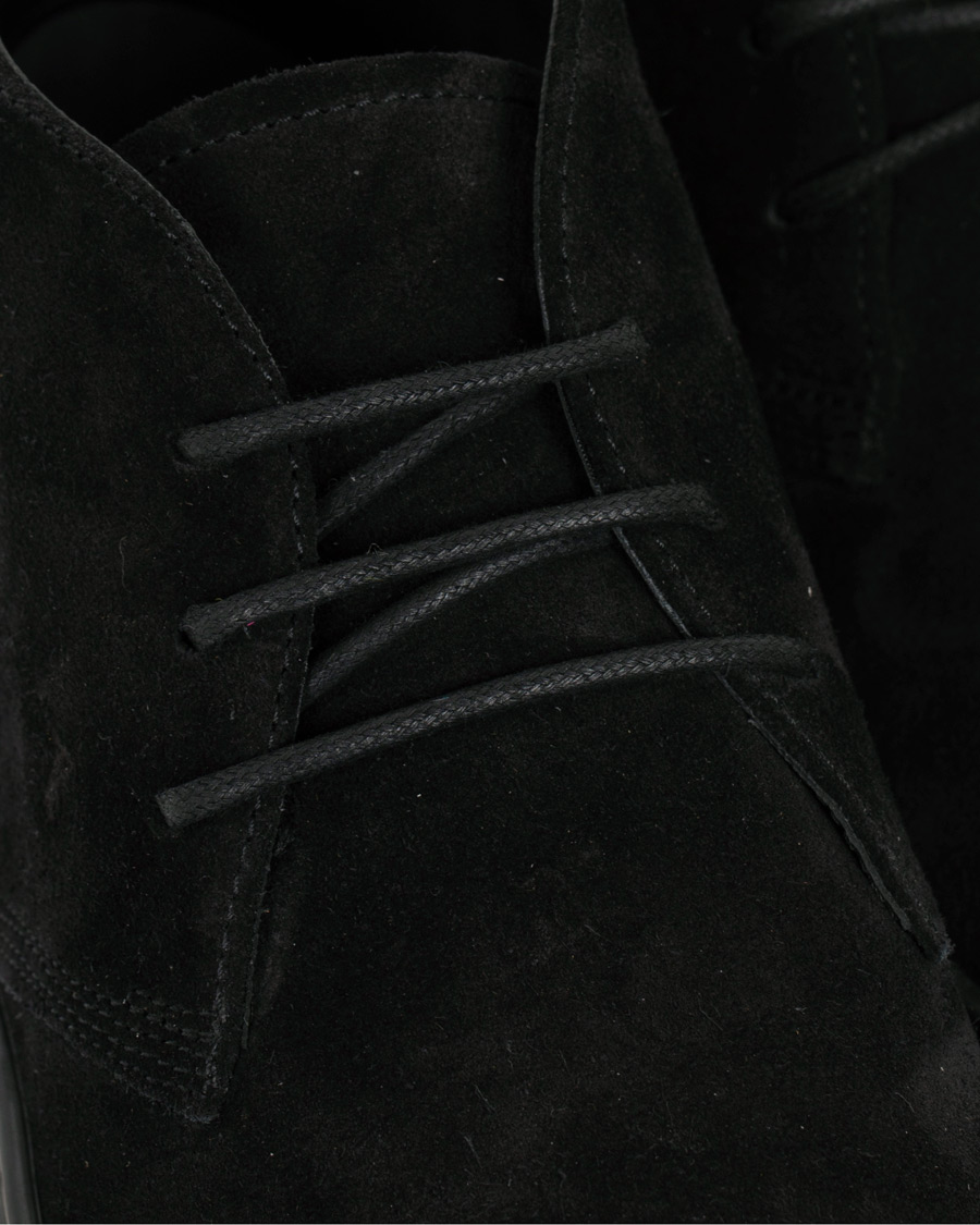 Herre | Tod's Polacco Casetta Chukka Boot Black Suede | Tod's | Polacco Casetta Chukka Boot Black Suede