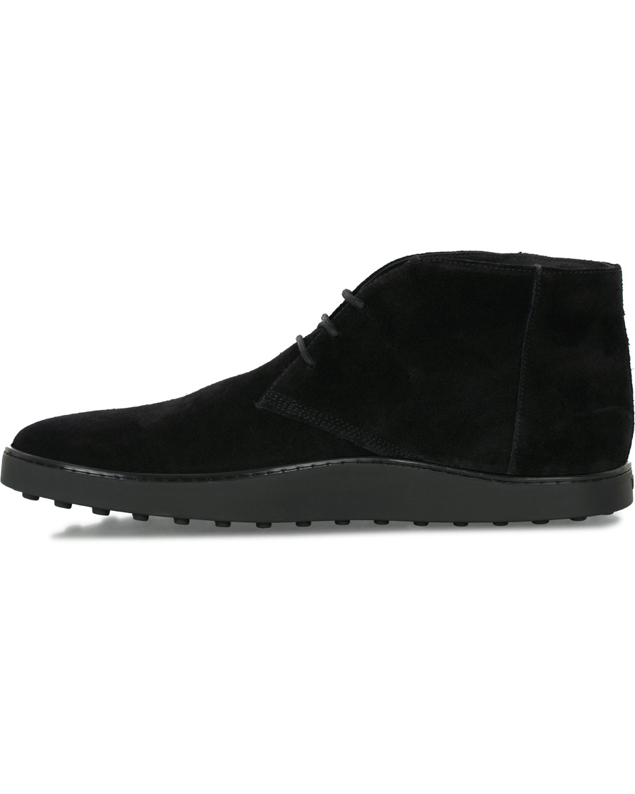 Herre | Tod's Polacco Casetta Chukka Boot Black Suede | Tod's | Polacco Casetta Chukka Boot Black Suede