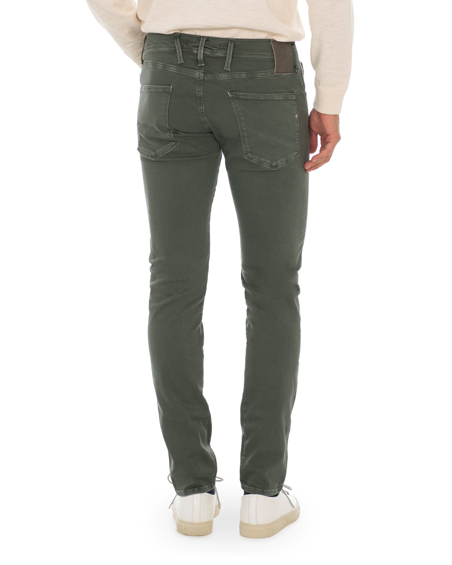 Herre | Bukser | Replay | Anbass Hyperflex 5-Pocket Trousers Green