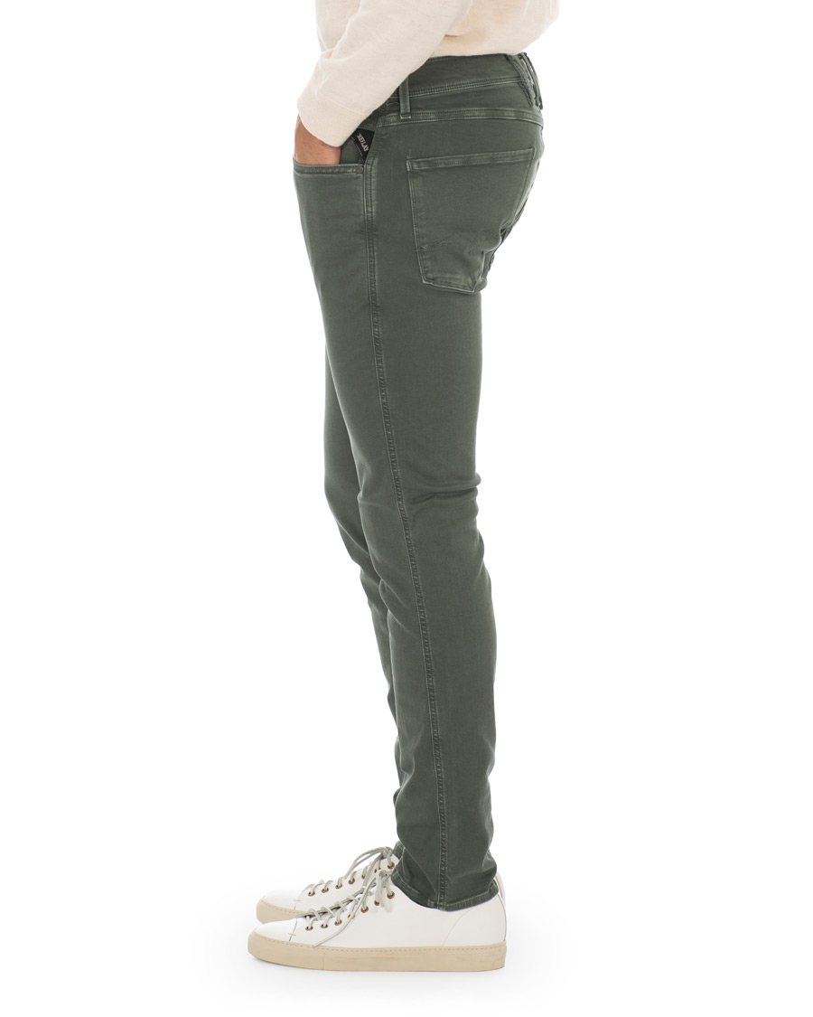 Herre | Bukser | Replay | Anbass Hyperflex 5-Pocket Trousers Green