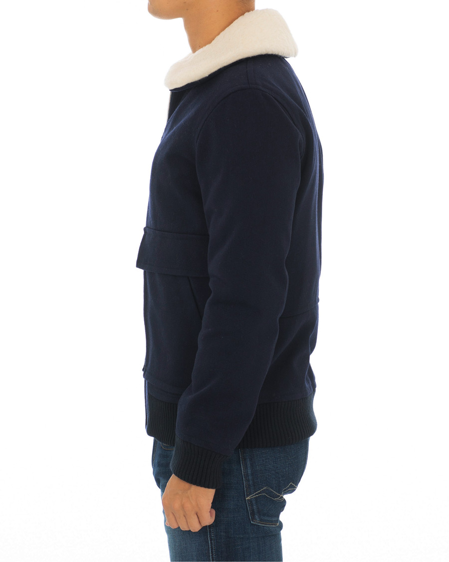 Herre | Jakker | A.P.C. | Blouson Bronze Jacket Marine