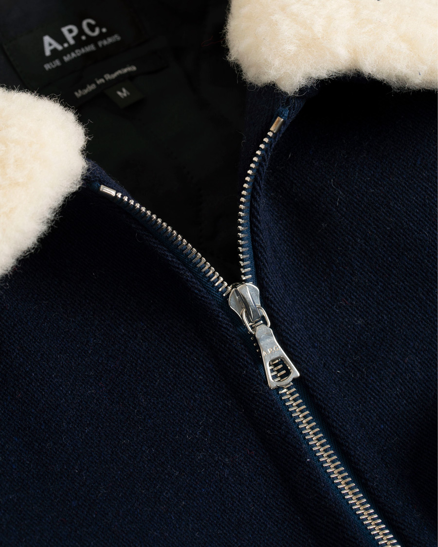 Herre | Jakker | A.P.C. | Blouson Bronze Jacket Marine
