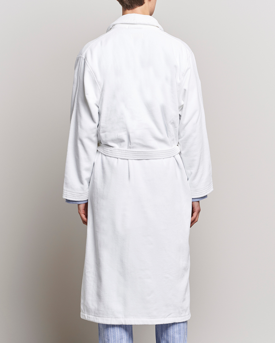 Herre | Pyjamas & Morgenkåber | Derek Rose | Cotton Velour Gown White