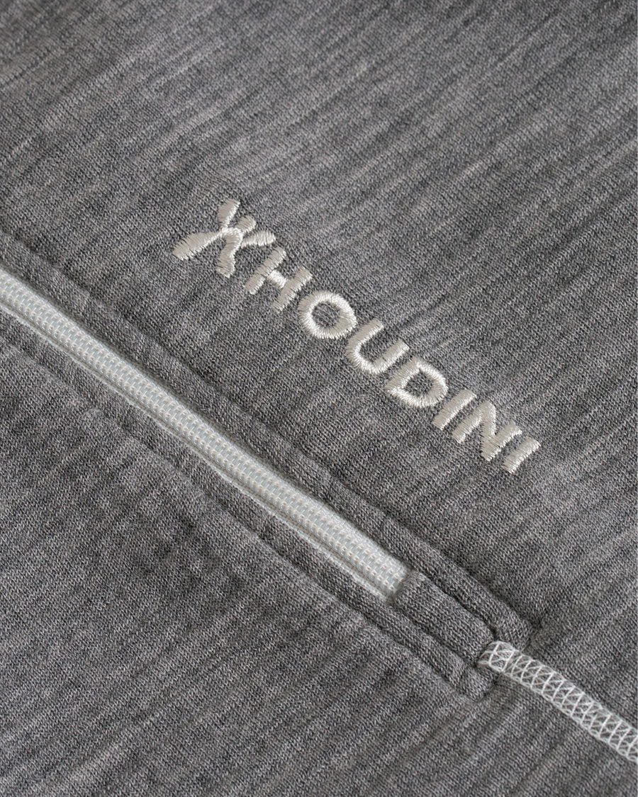 Herre | Trøjer | Houdini | Wooler Houdi College Grey